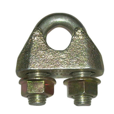 Le câble en métal d'agrafe de câble métallique DIN1142 collier l'acier au carbone galvanisé