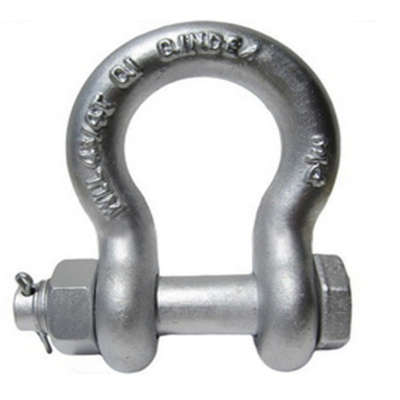La baisse a forgé le type dispositif d'accrochage de Pin Anchor Shackle Galvanized Bolt de la vis 55T d'arc
