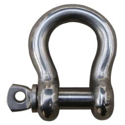 M50 la vis électrique Pin Anchor Shackle European Type a galvanisé le dispositif d'accrochage d'ancre