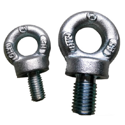 Boulon d'oeil forgé par acier au carbone galvanisé BS4278 - 3 oeils à queue filetée de dynamo