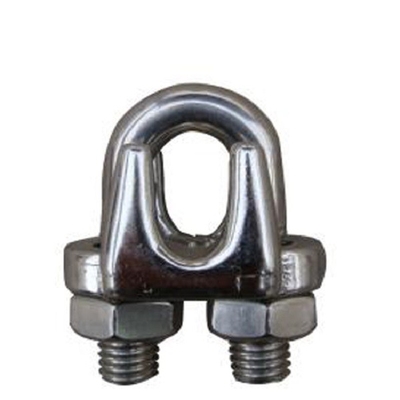 L'agrafe polie USA de câble métallique dactylographient acier inoxydable collier 3mm à 76mm
