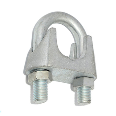 DIN741 galvanisé électrique a forgé des colliers câble l'acier au carbone d'agrafes de corde