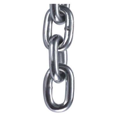 chaîne galvanisée par lien 8mm court DIN 5685 500N à chaînes - 21200N de 6mm