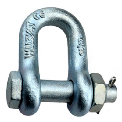 Dispositif d'accrochage à chaînes type boulon galvanisé électrique 85T de Pin Anchor Shackle Drop Forged de vis