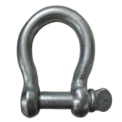 M50 la vis électrique Pin Anchor Shackle European Type a galvanisé le dispositif d'accrochage d'ancre