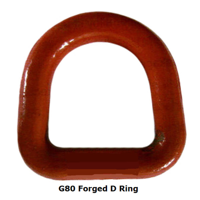 2.5T - 8T G80 a forgé D Ring Color Painted Alloy Steel pour les accessoires de levage