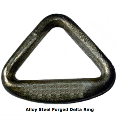 14mm - delta forgé par clip D forgé par 16mm Ring Galvanized Alloy Steel