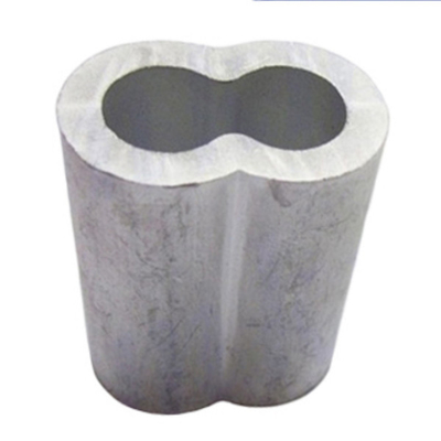 Olive en aluminium de rabattement Aluminiuml de câble métallique de sablier moulant le type des USA