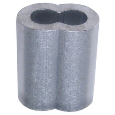 Olive en aluminium de rabattement Aluminiuml de câble métallique de sablier moulant le type des USA