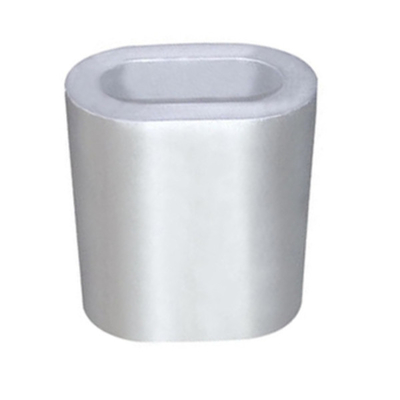Olive en aluminium de calage de câble métallique du matériel DIN3039 de corde de bâti d'Aluminiuml