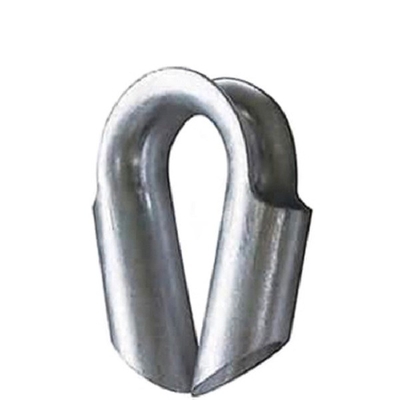 Dé galvanisé plongé chaud de tube d'acier au carbone de dé de câble métallique 10 - 38mm