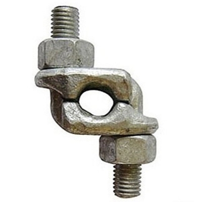 Électriques galvanisés laissent tomber les colliers forgés d'agrafe de poignée de poing pour le câble métallique