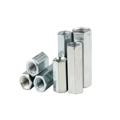 Long galvanisé blanc forgé d'écrou d'accouplement de l'écrou DIN6334 d'oeil du sortilège SS201
