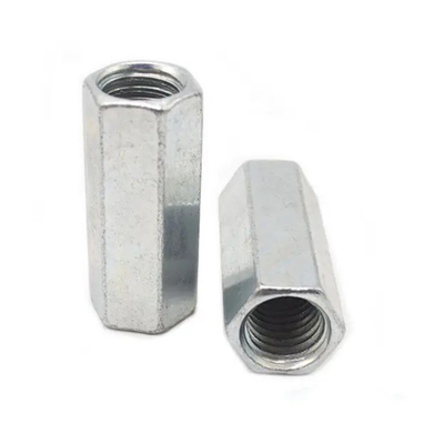 Long galvanisé blanc forgé d'écrou d'accouplement de l'écrou DIN6334 d'oeil du sortilège SS201
