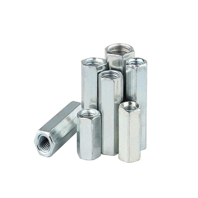 Long galvanisé blanc forgé d'écrou d'accouplement de l'écrou DIN6334 d'oeil du sortilège SS201